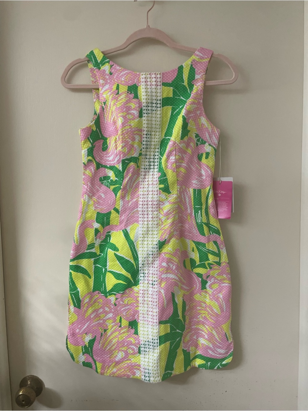 NWT Lilly Pulitzer for Target Flamingo Shift Dress Size 2 | 20th Anniversary